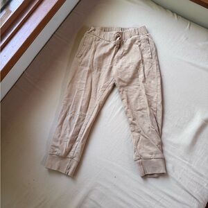 Colored Organics Cream Kids Joggers